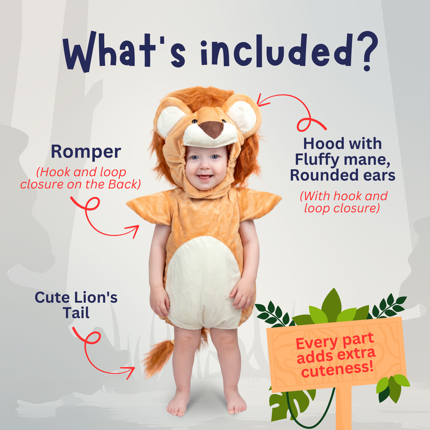 Lion Costume - Babies