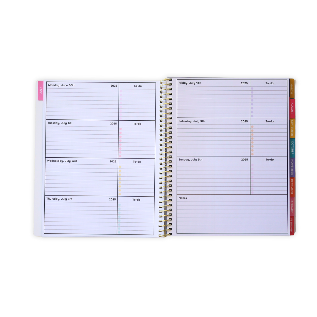 Dot Dot Plan A Lot - Weekly & Monthly Planner by BERTEAU & Co.