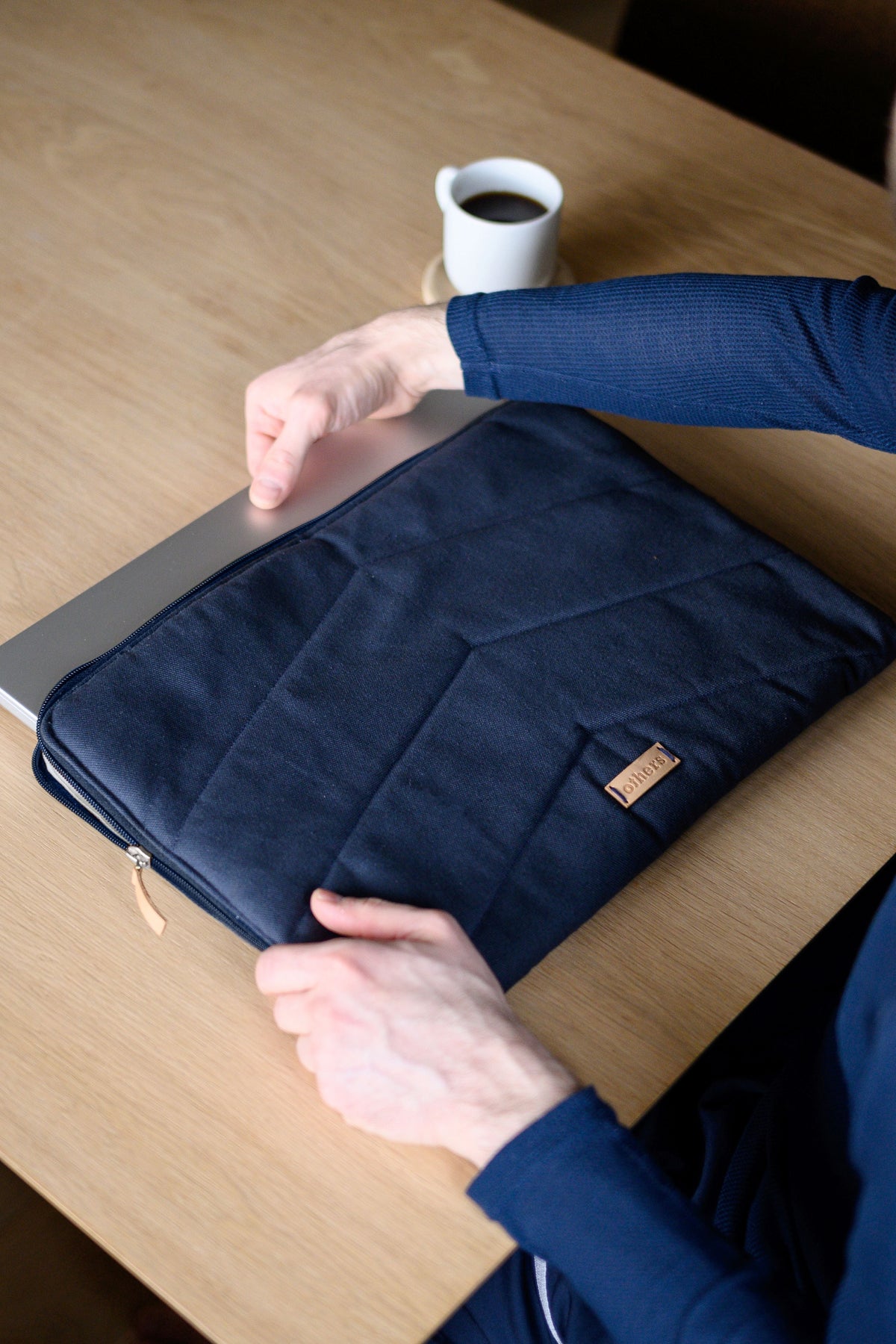 Others Navy Laptop Sleeve