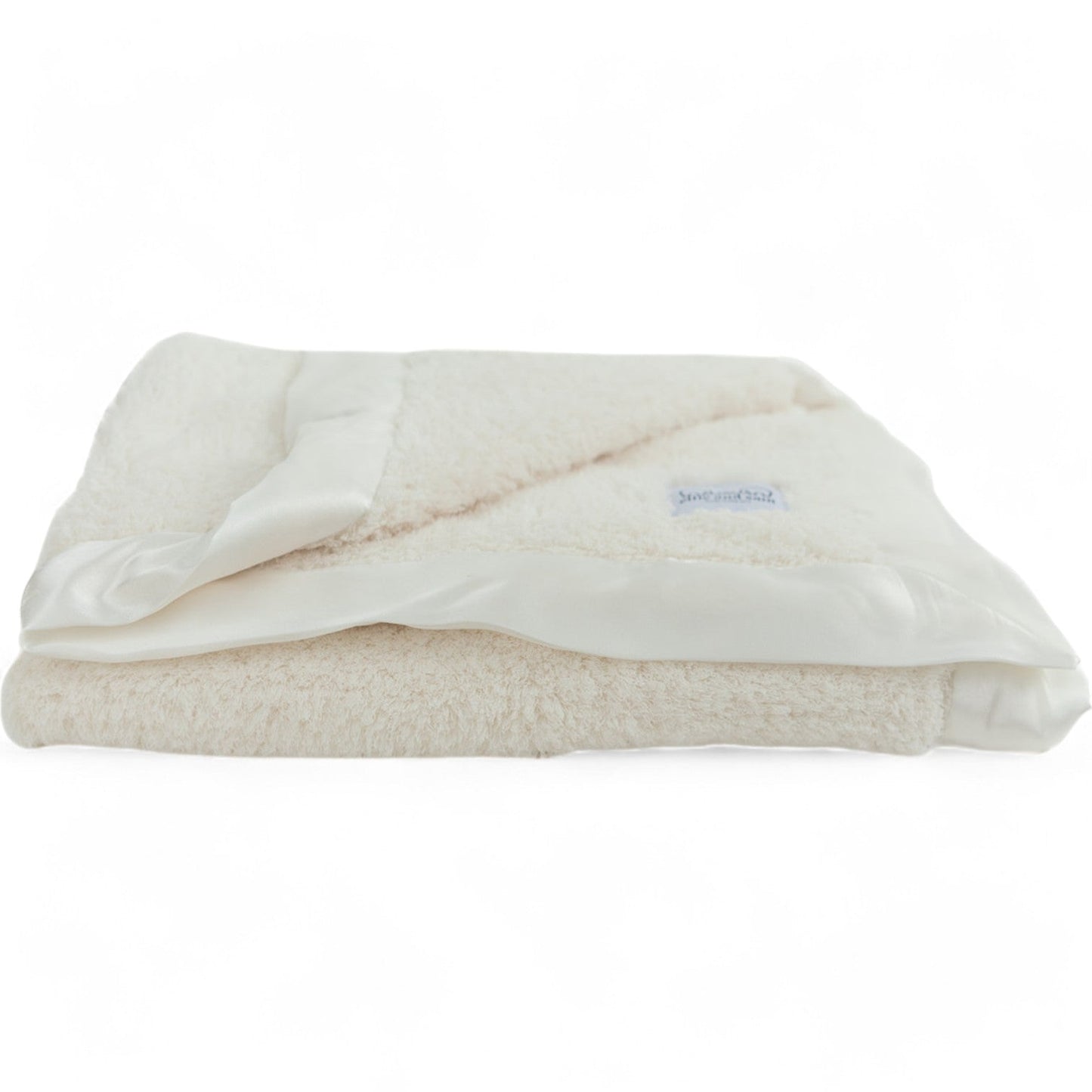Classic Satin Border Blanket - Ivory