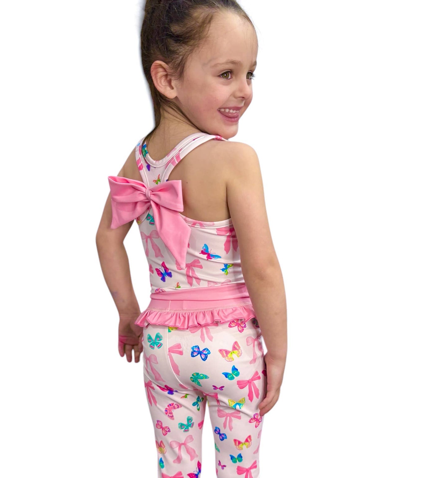 Bow and Butterfly Athletic Set