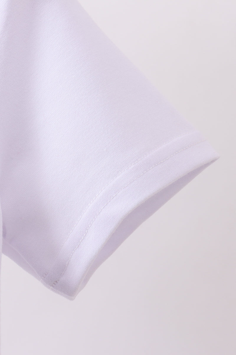 White bow sequin mom & me top