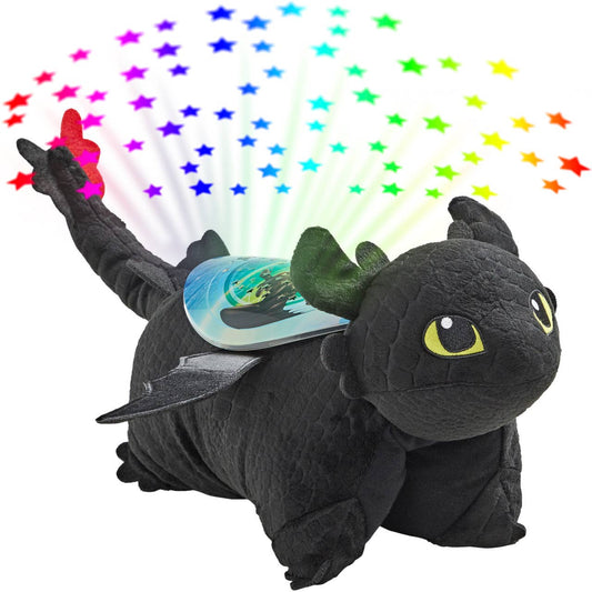 Toothless light up plush toy pillow
