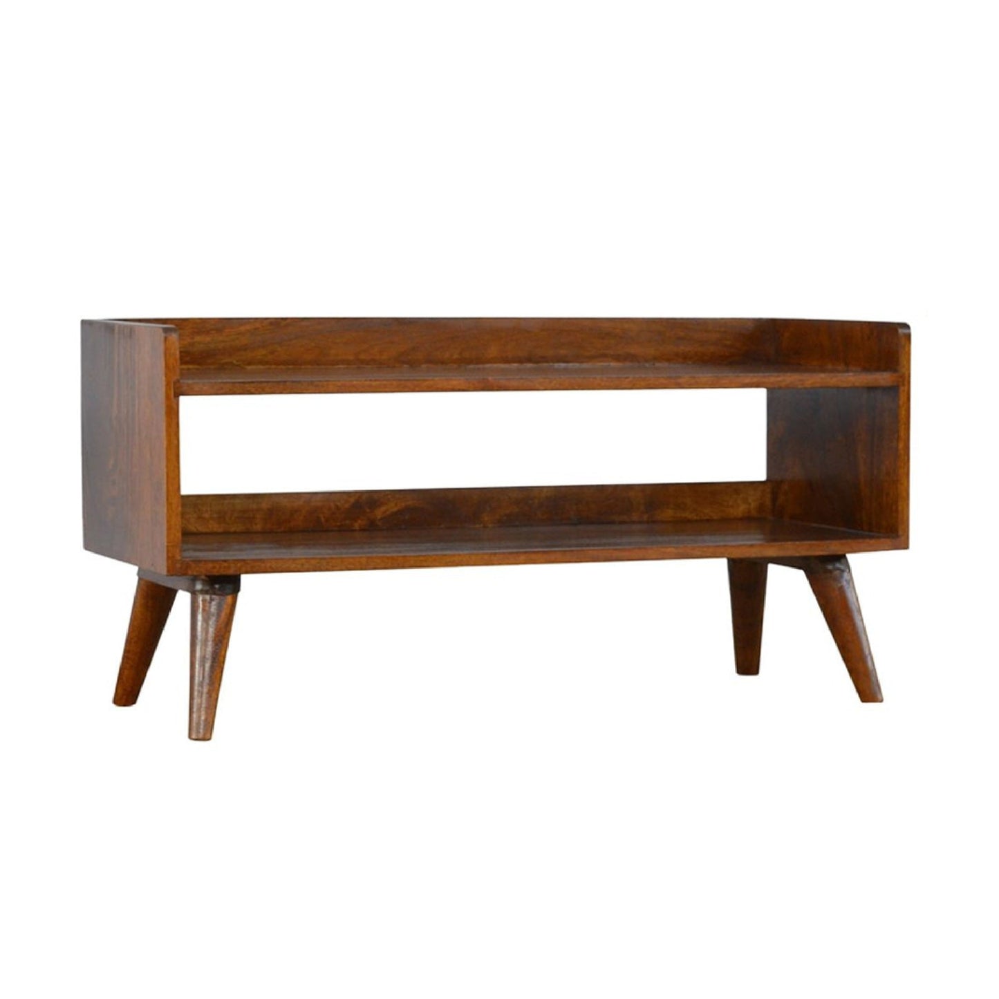 Solid Wood Nordic Storage Bench