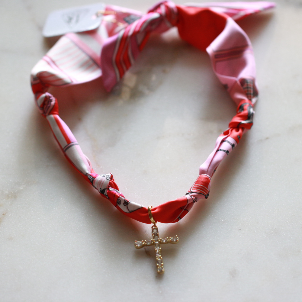 Scarlet Horse Charm Necklace ~Pink ~ Pick Your Charm