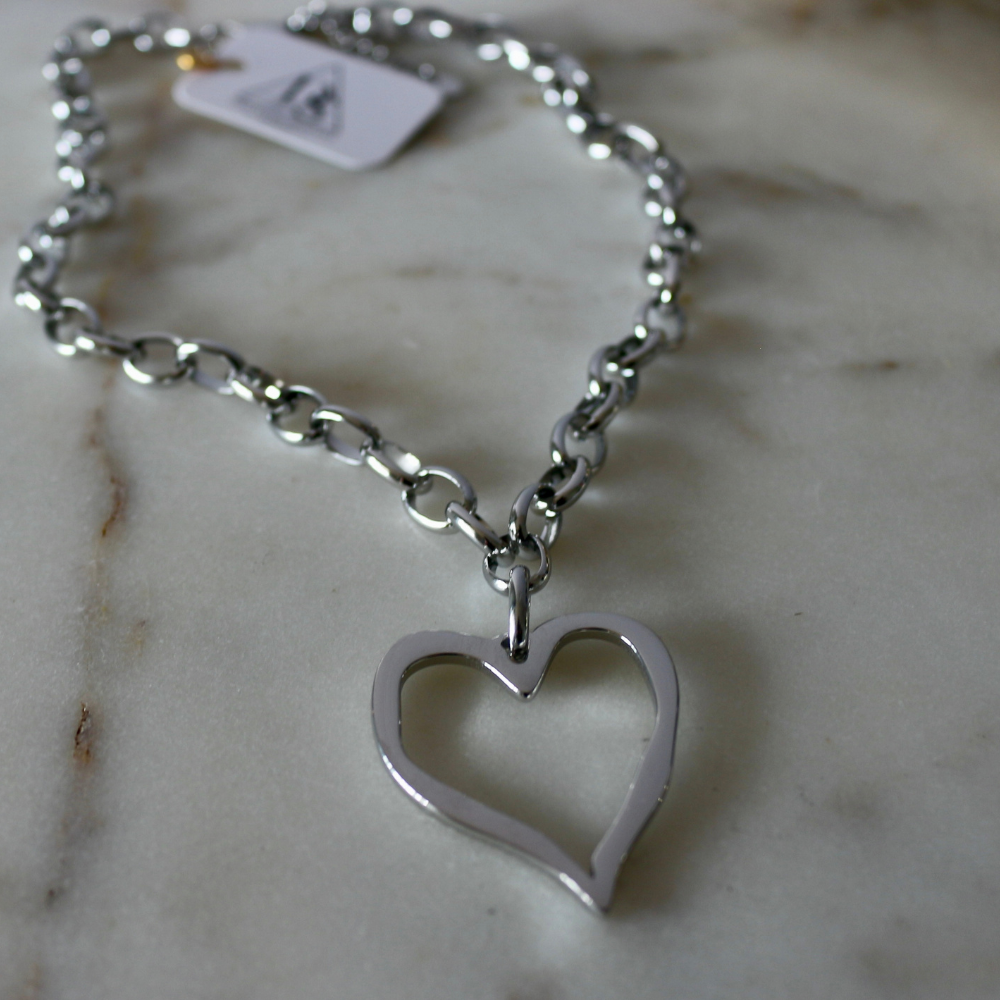 Open Heart Necklace