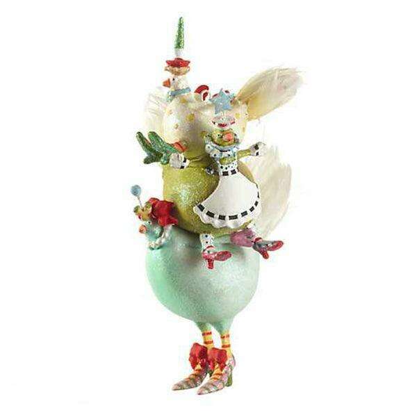 12 Days 3 French Hens Ornament by Patience Brewster