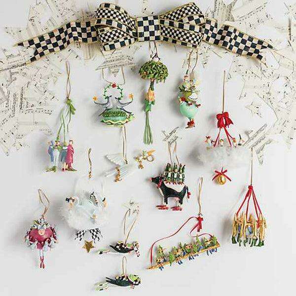 12 Days 3 French Hens Ornament by Patience Brewster