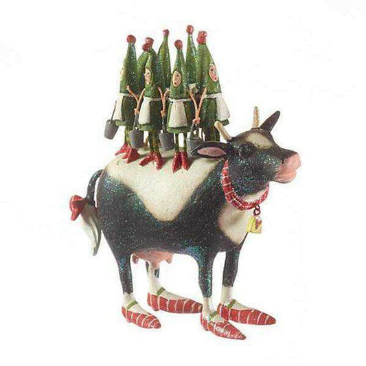 12 Days 8 Maids a-Milking Ornament by Patience Brewster