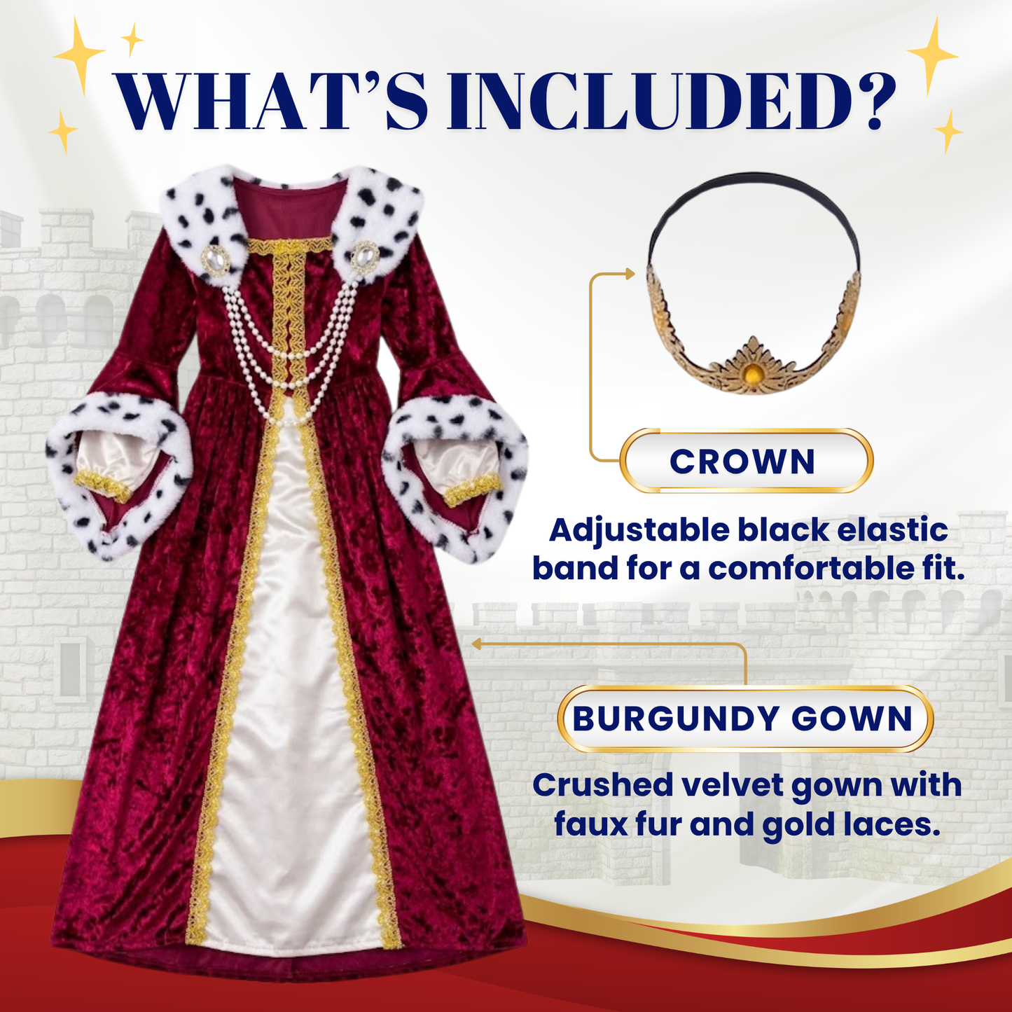 Queen Costume- Kids