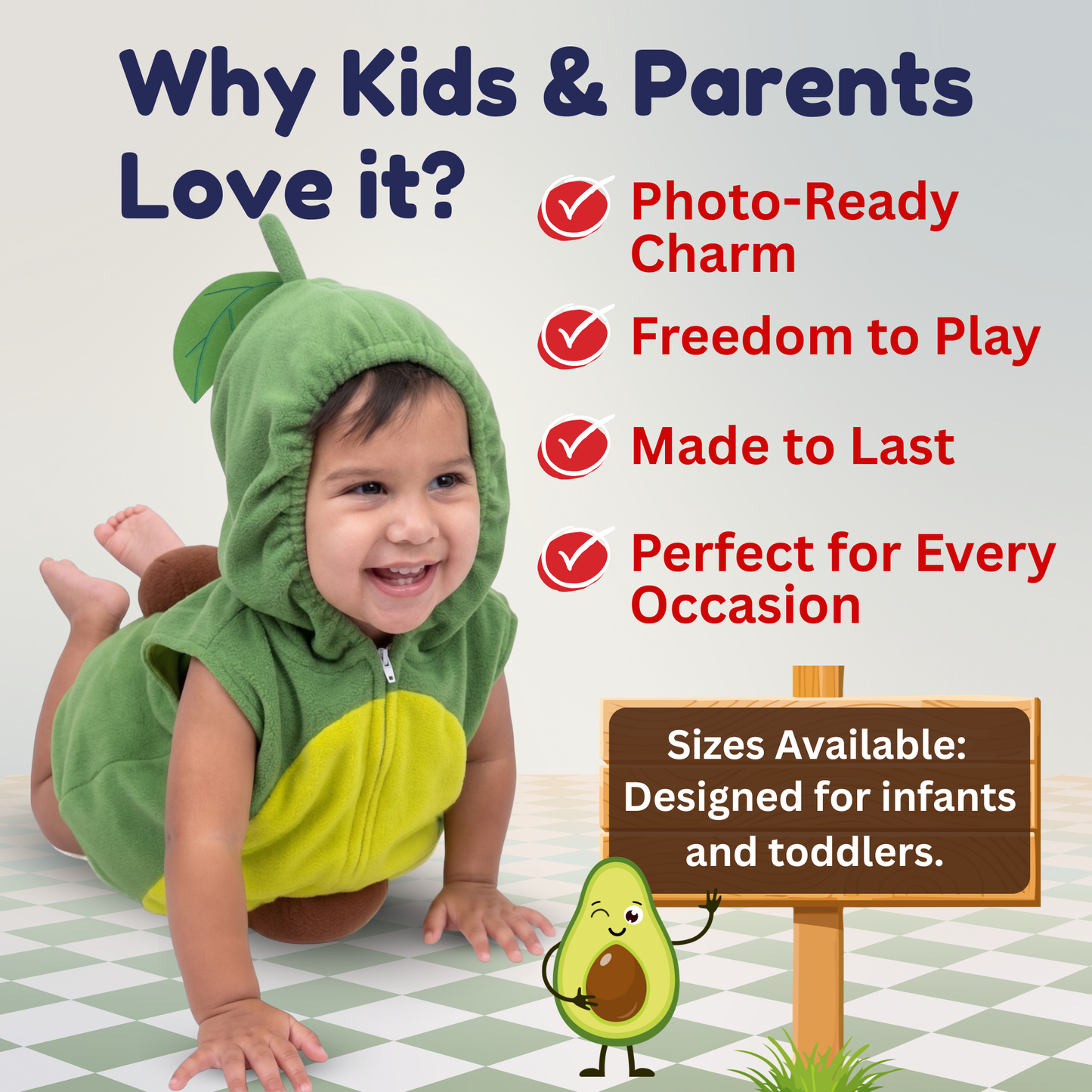 Avocado Costume - Babies