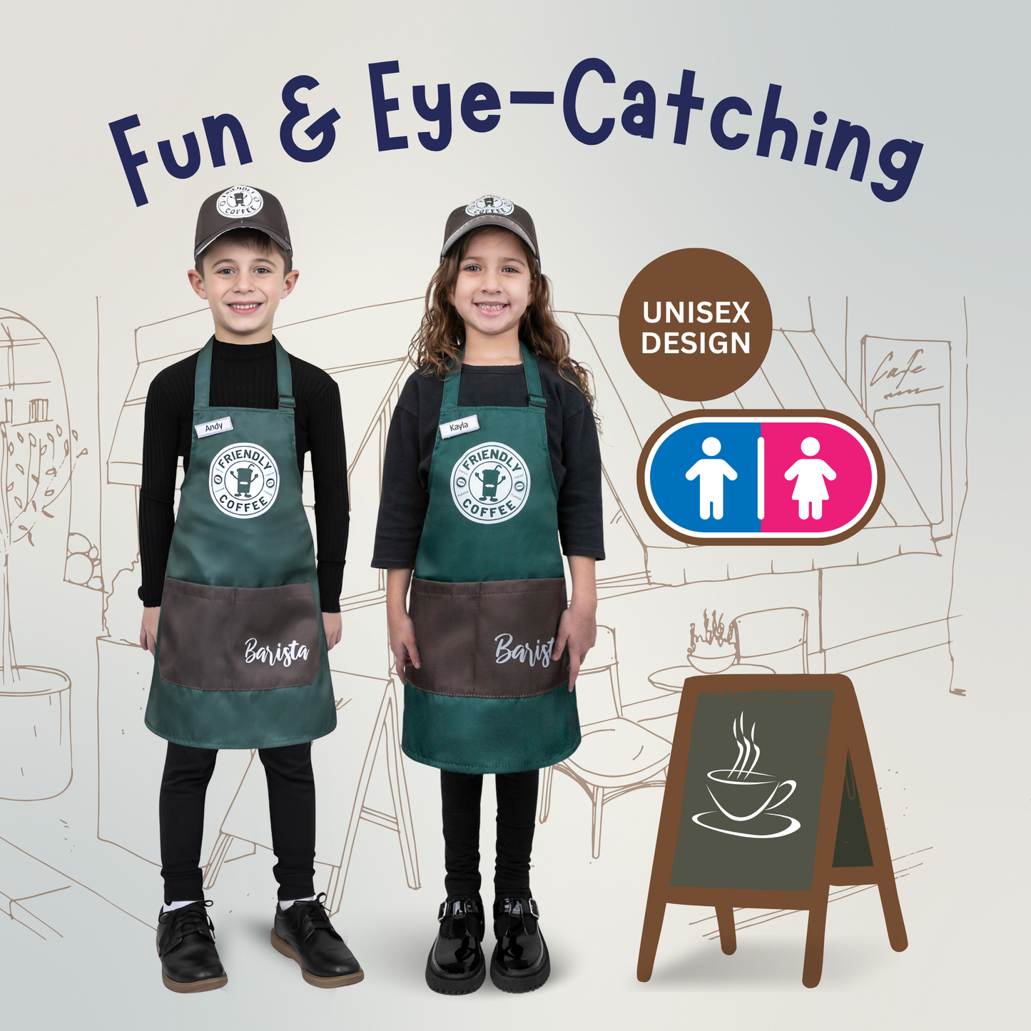 Barista Costume Set - Kids