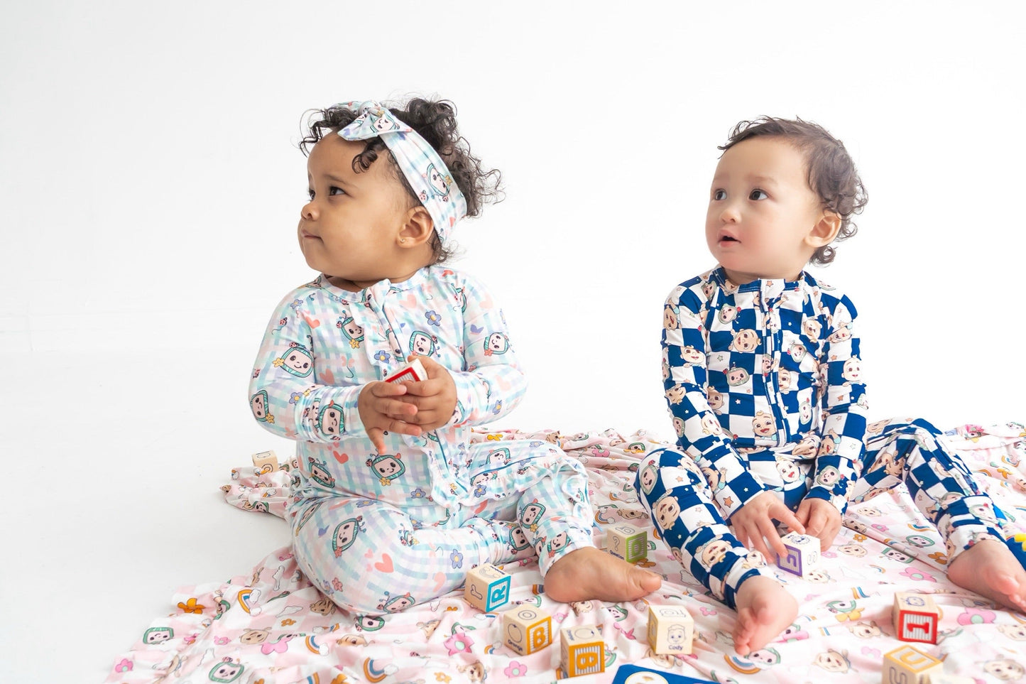 Dream Big Little Co x CoComelon SPRINGTIME MELON DREAM RUFFLE ROMPER