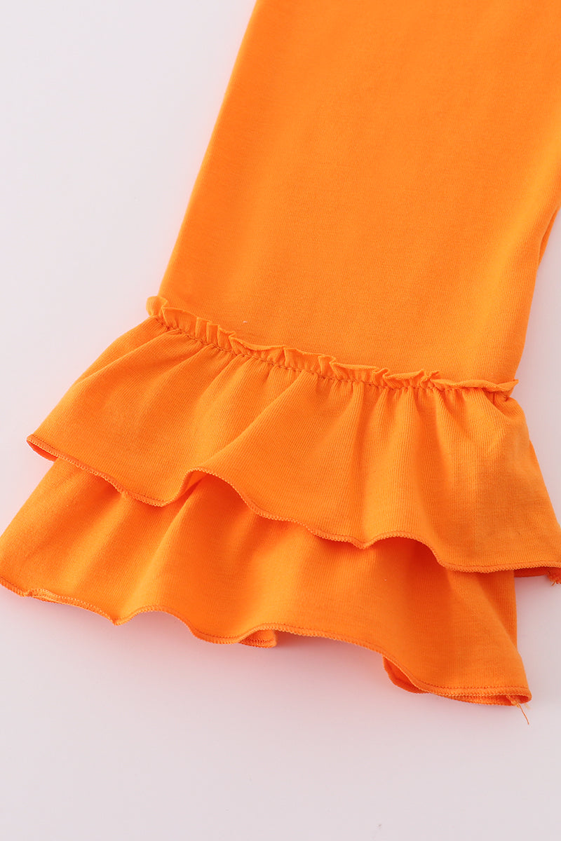 Tennessee vols applique ruffle pants set