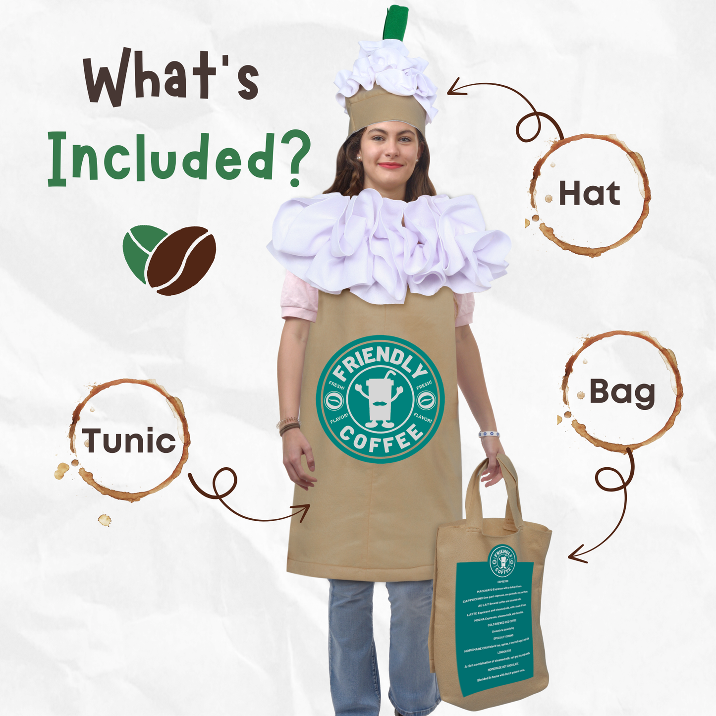 Frappuccino Costume for Adults