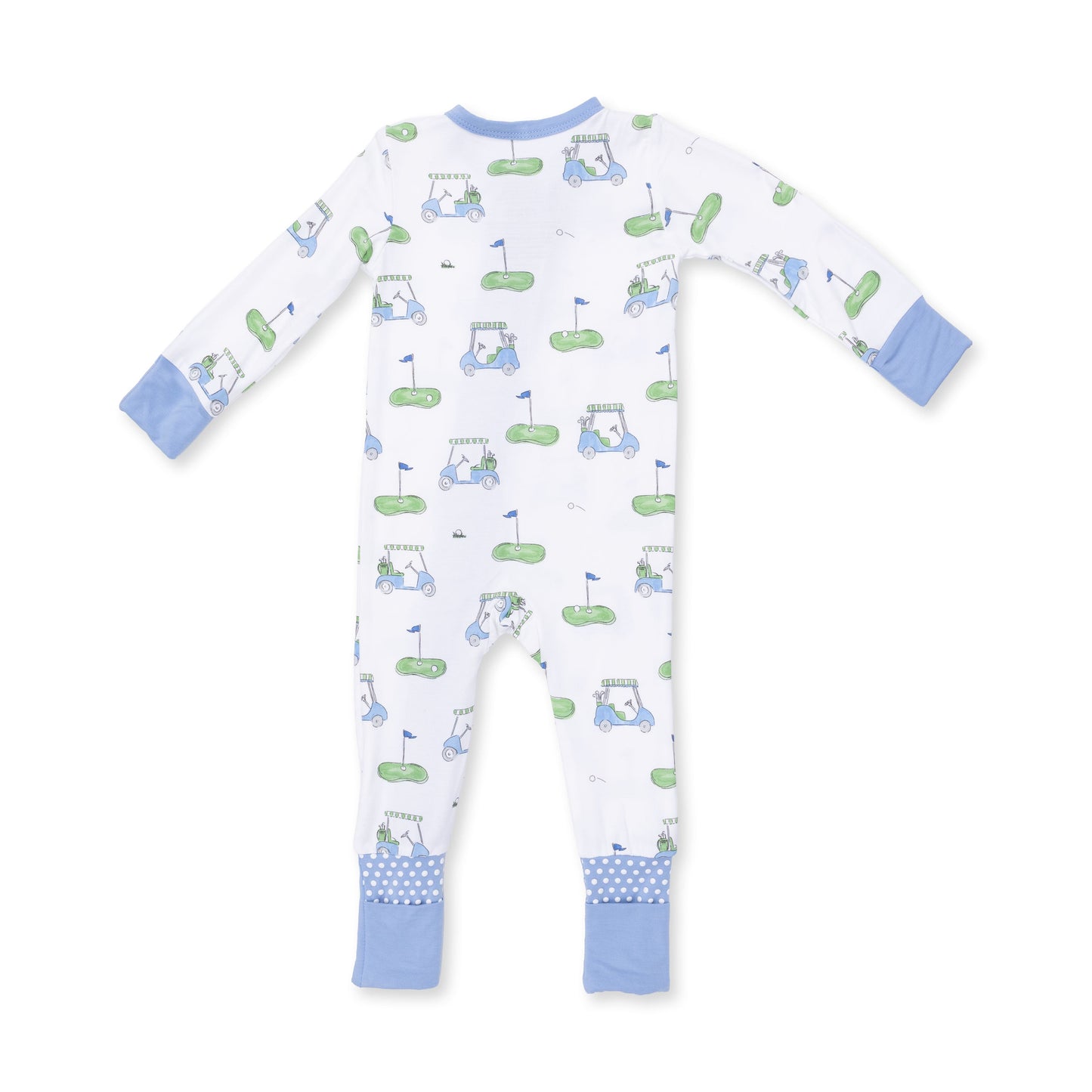 Golf Carts Blue - Convertible Romper