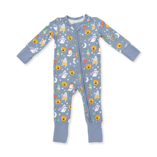 Halloween Monster Dress Up Blue - Convertible Romper