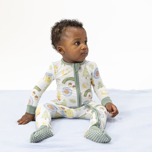Camping Blue - Convertible Romper