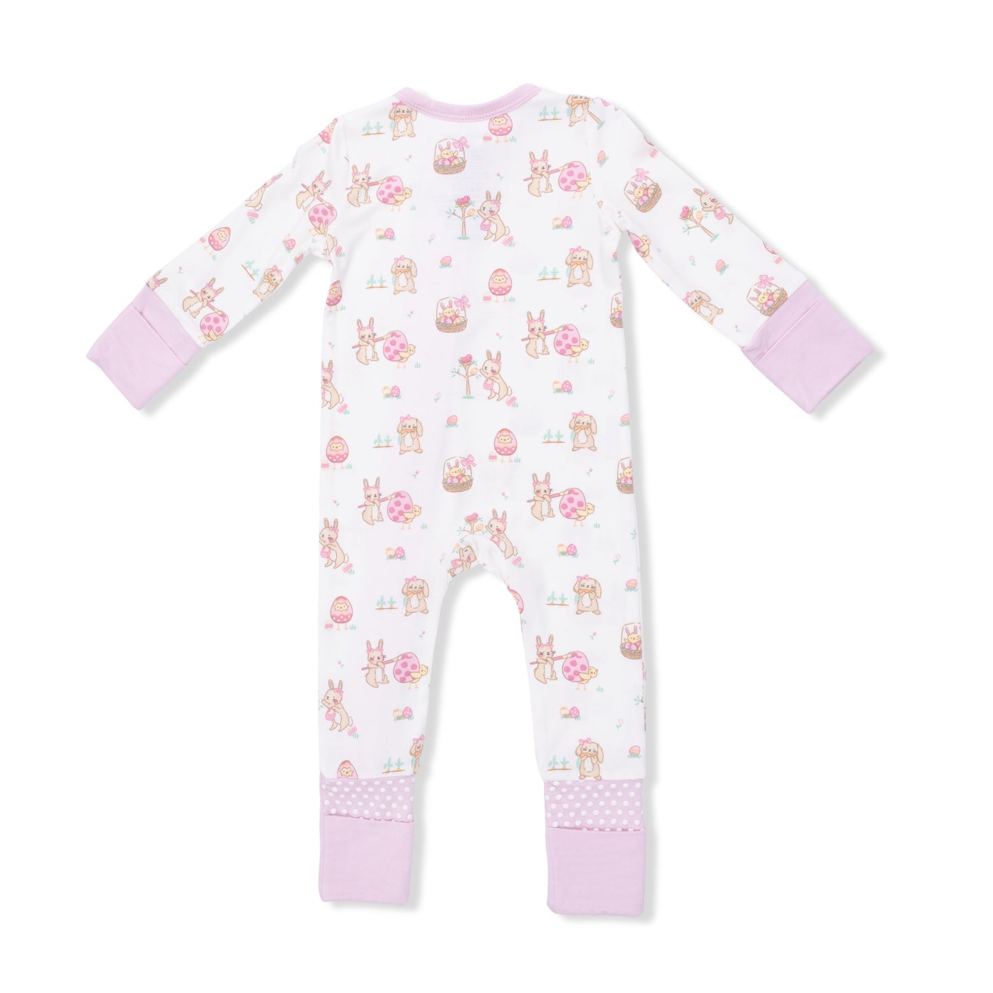 Easter Egg Hunt Pink - Convertible Romper
