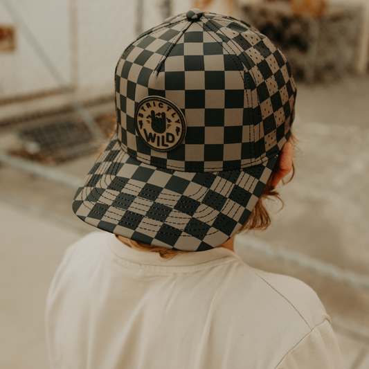 Strictly Wild Dirty Checker Snapback