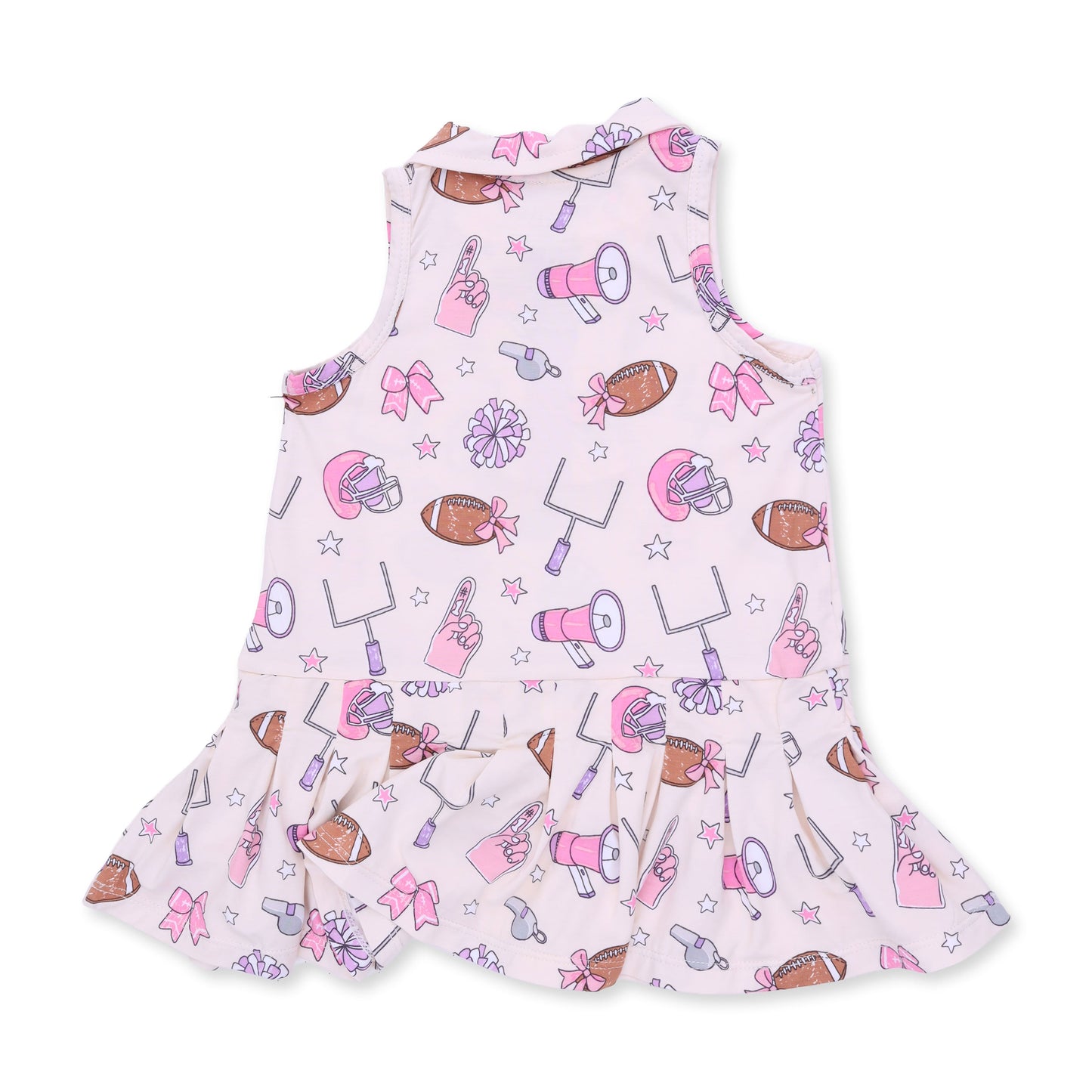 Football Cheer - Polo Tennis Dress with Cartwheel Short
