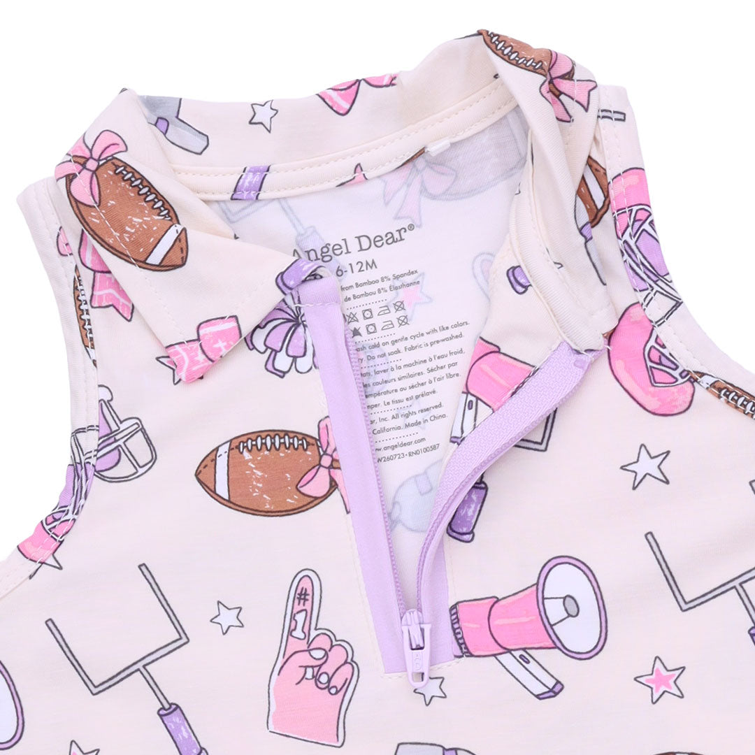 Football Cheer - Polo Tennis Dress with Cartwheel Short