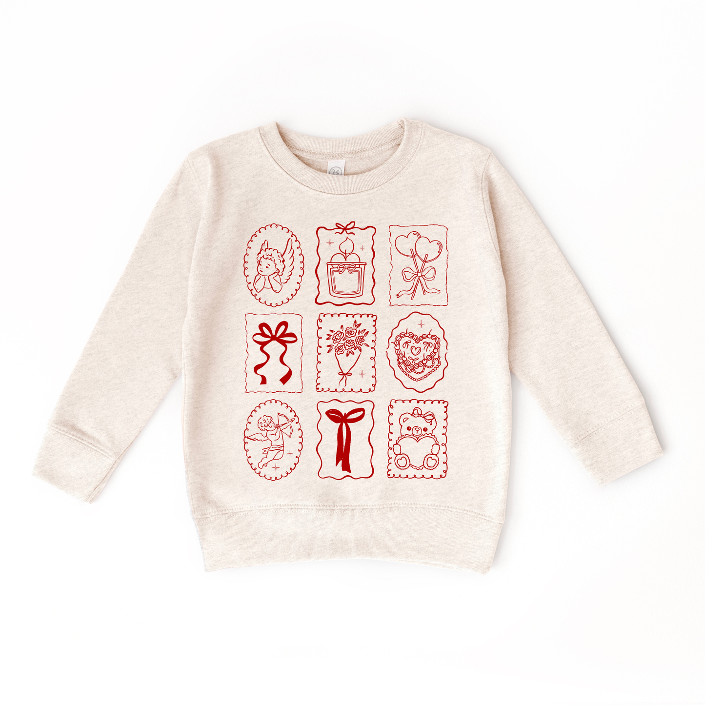 XOXO Valentine's Doodle Sweater