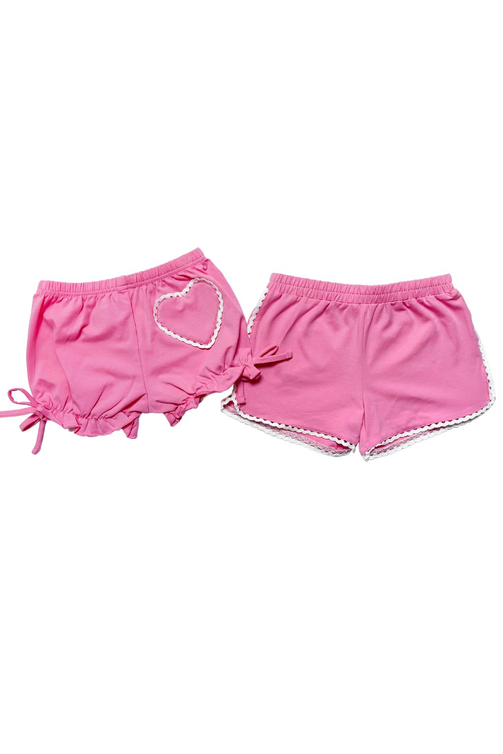 Pink Paradise Scallop Tunic Set