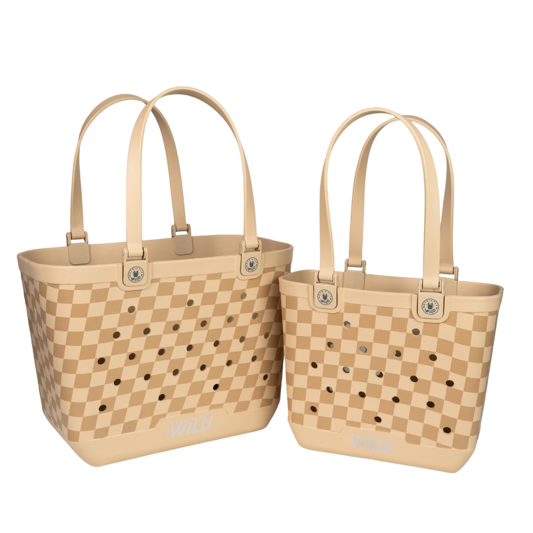 Desert Checker Moto Tote / PREORDER: shipping april 25 - 30