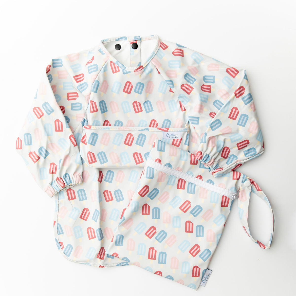 The Grayson Long Sleeve Bib - Popsicles