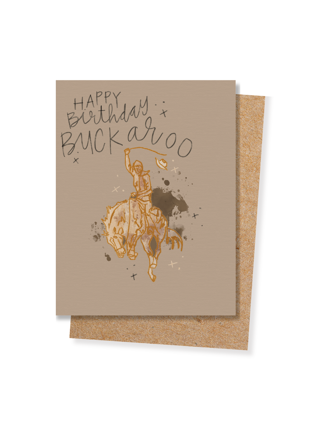 Happy Birthday Buckaroo Cowboy Boy Birthday Card