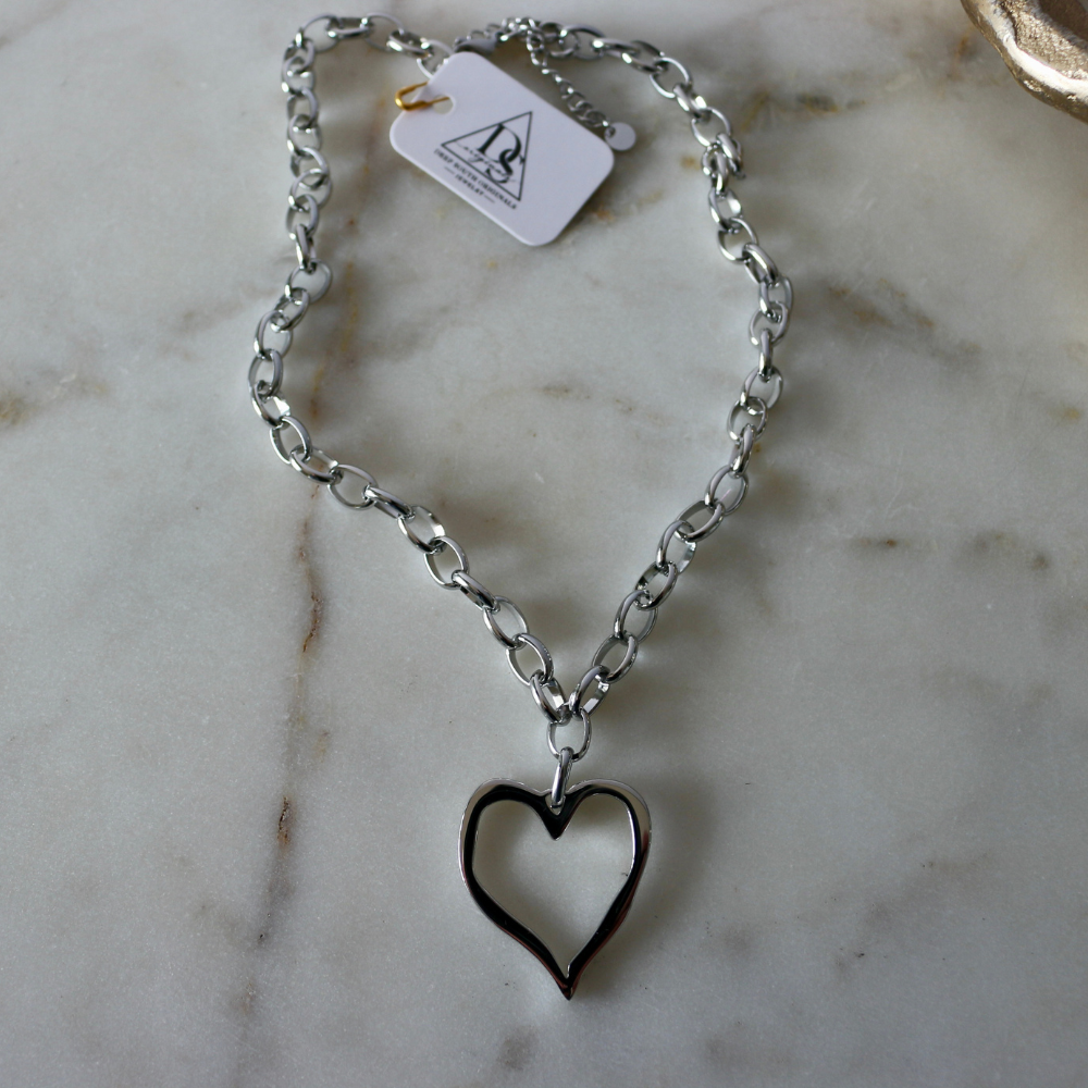 Open Heart Necklace