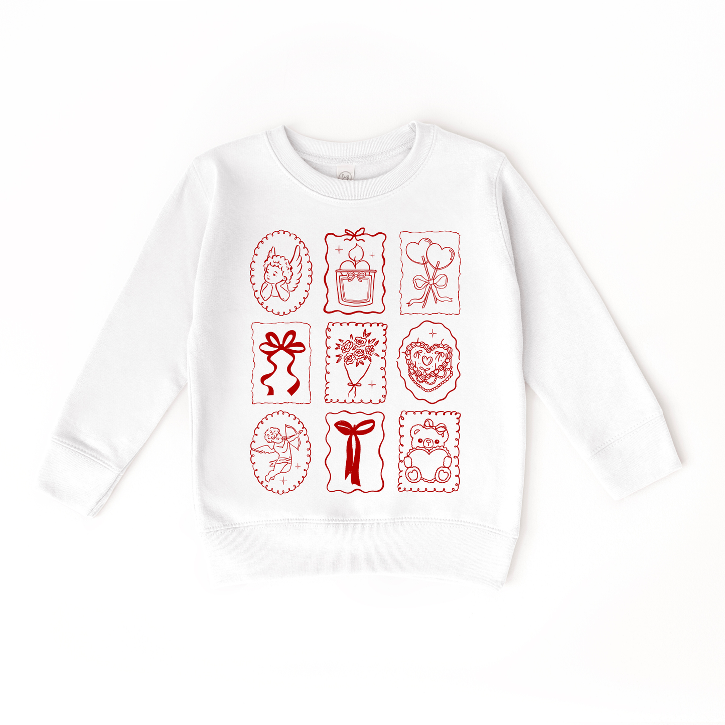 XOXO Valentine's Doodle Sweater