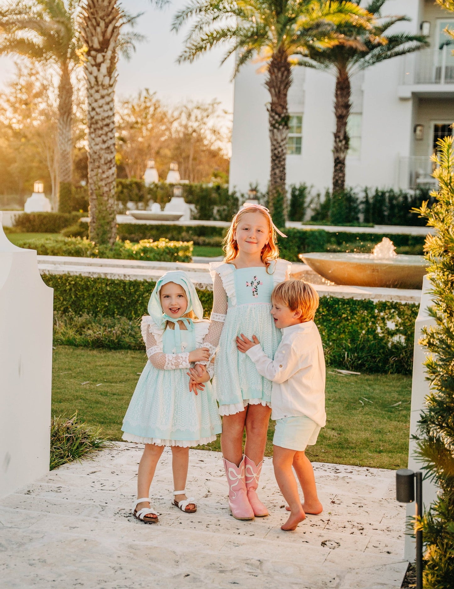 Vintage Cross Dress or Tunic Set ~ Mint