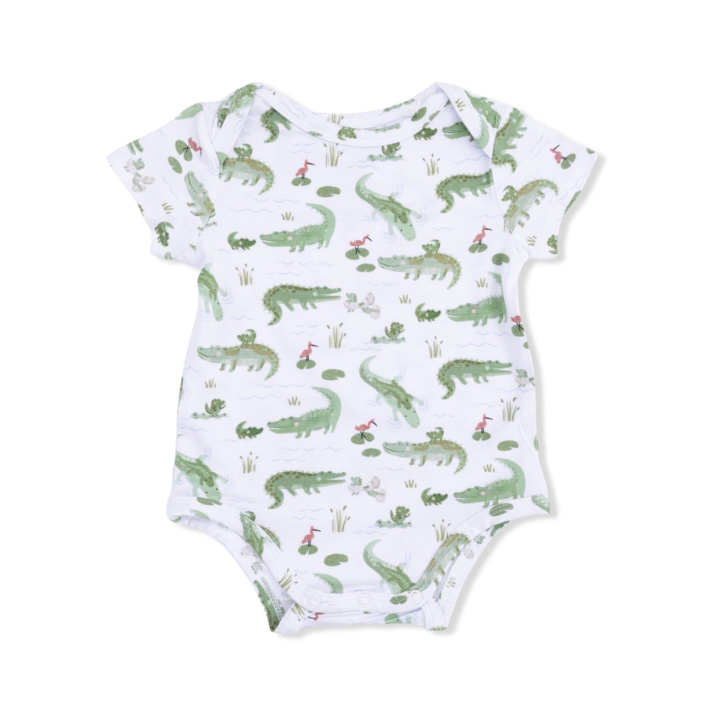 Crayon Alligators - Short Sleeve Bodysuit