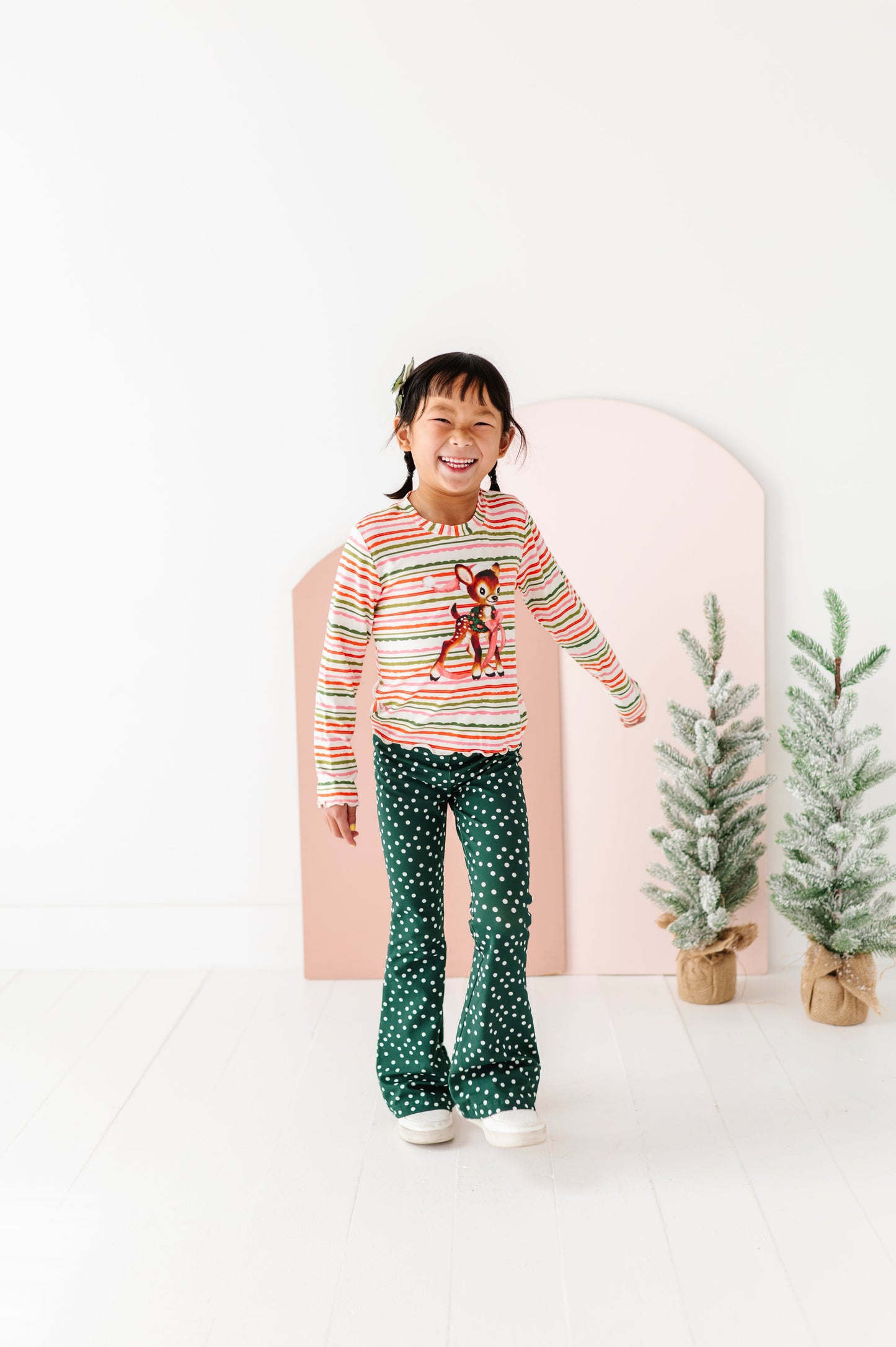 Vintage Reindeer | Bamboo Long Sleeve Shirt