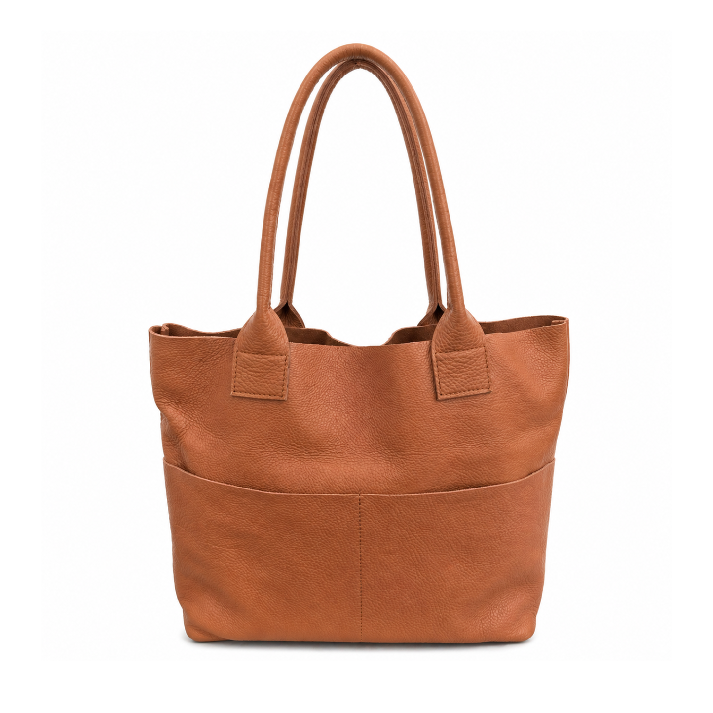 Classic Leather Tote Bag (Unstructured)