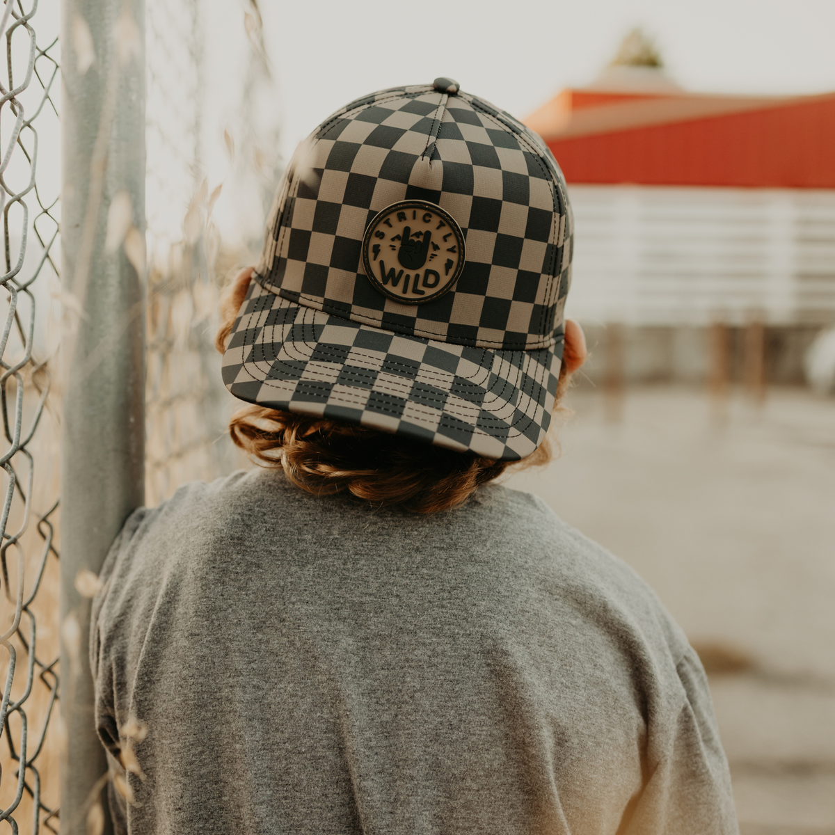 Strictly Wild Dirty Checker Snapback