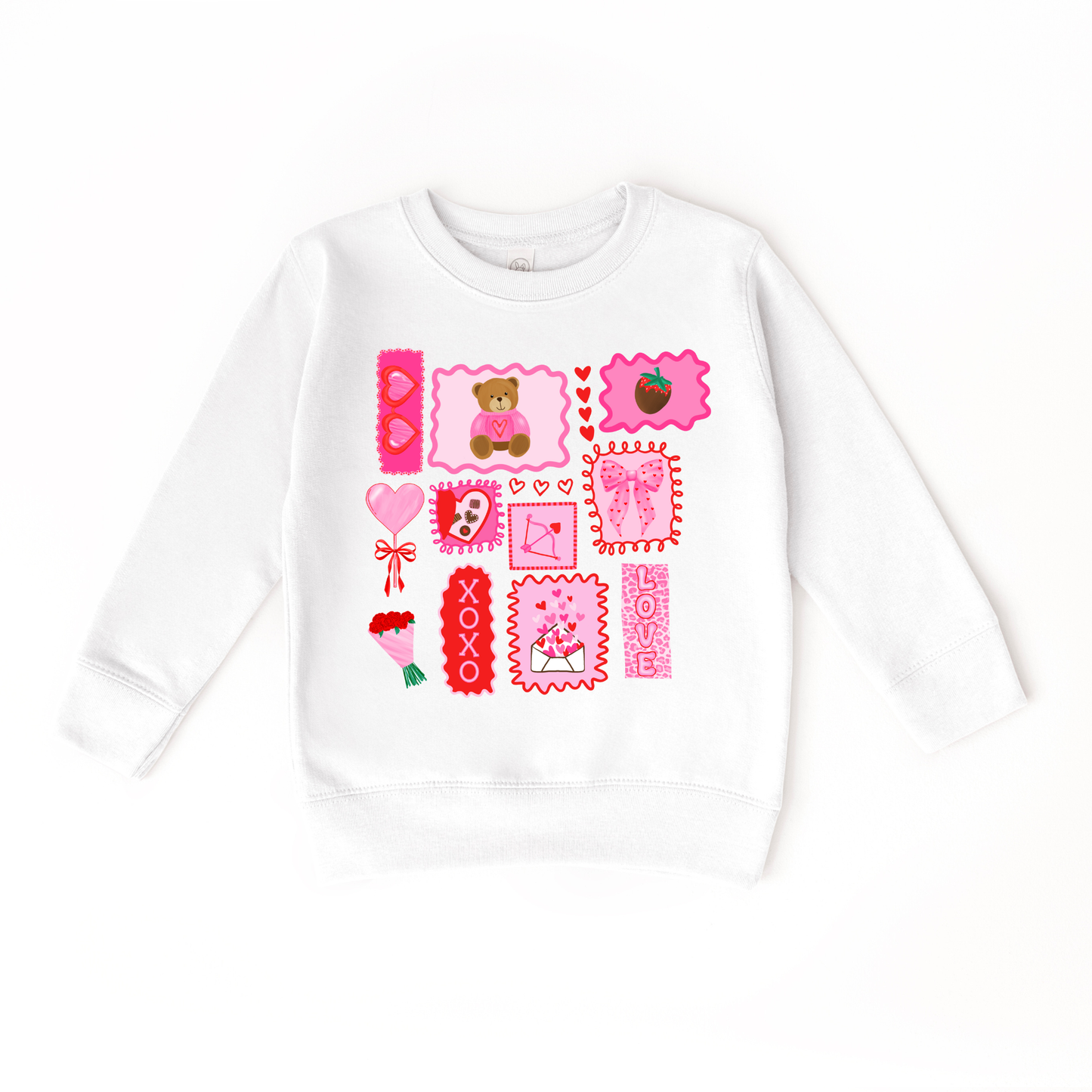 Valentine's Day Doodles XOXO Sweater