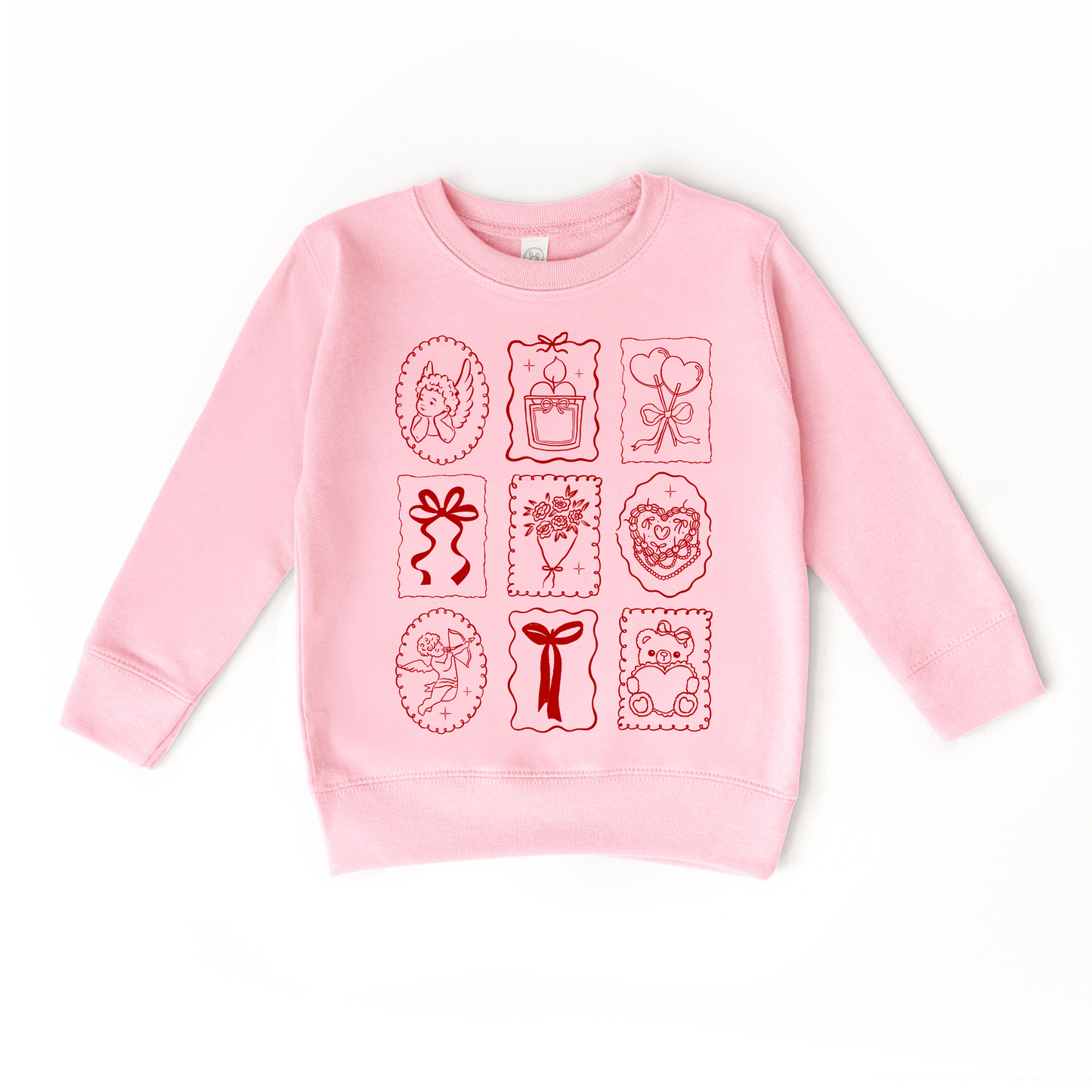 XOXO Valentine's Doodle Sweater