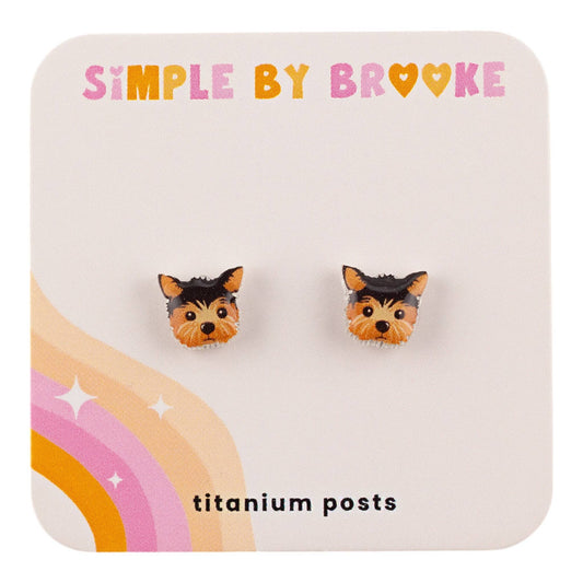 Yorki Earrings - Dog Earrings