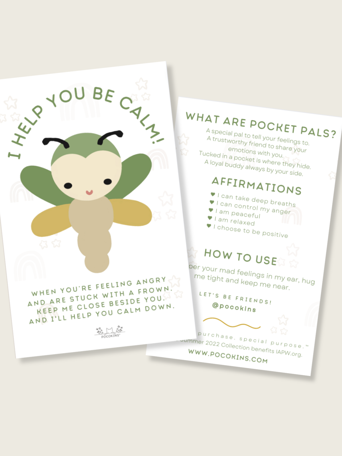 5” Pocket Pal - Benson the Dragonfly (CALM)
