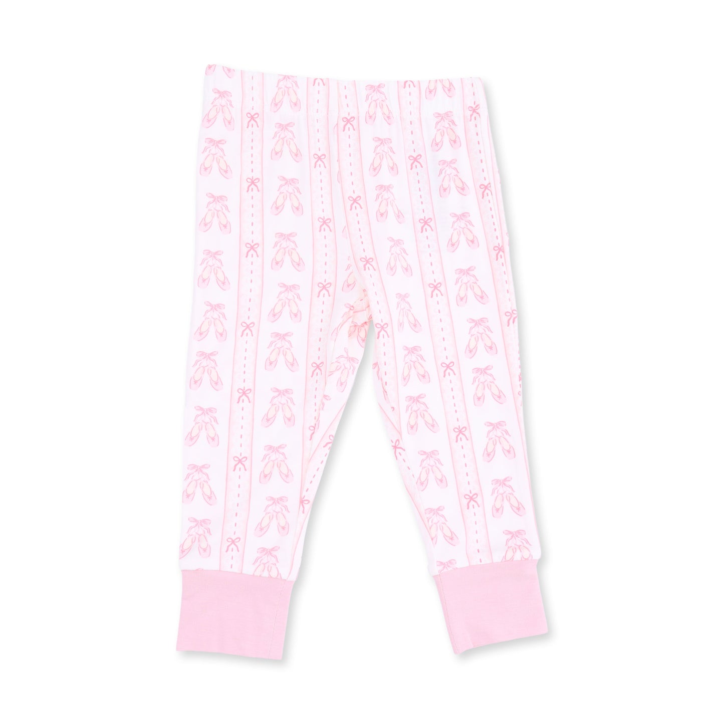 Ballet Shoes Ribbon Stripe - Long Sleeve Loungewear Set