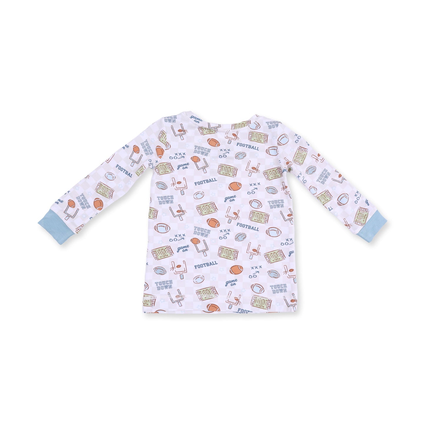 Football Check - Long Sleeve Loungewear Set