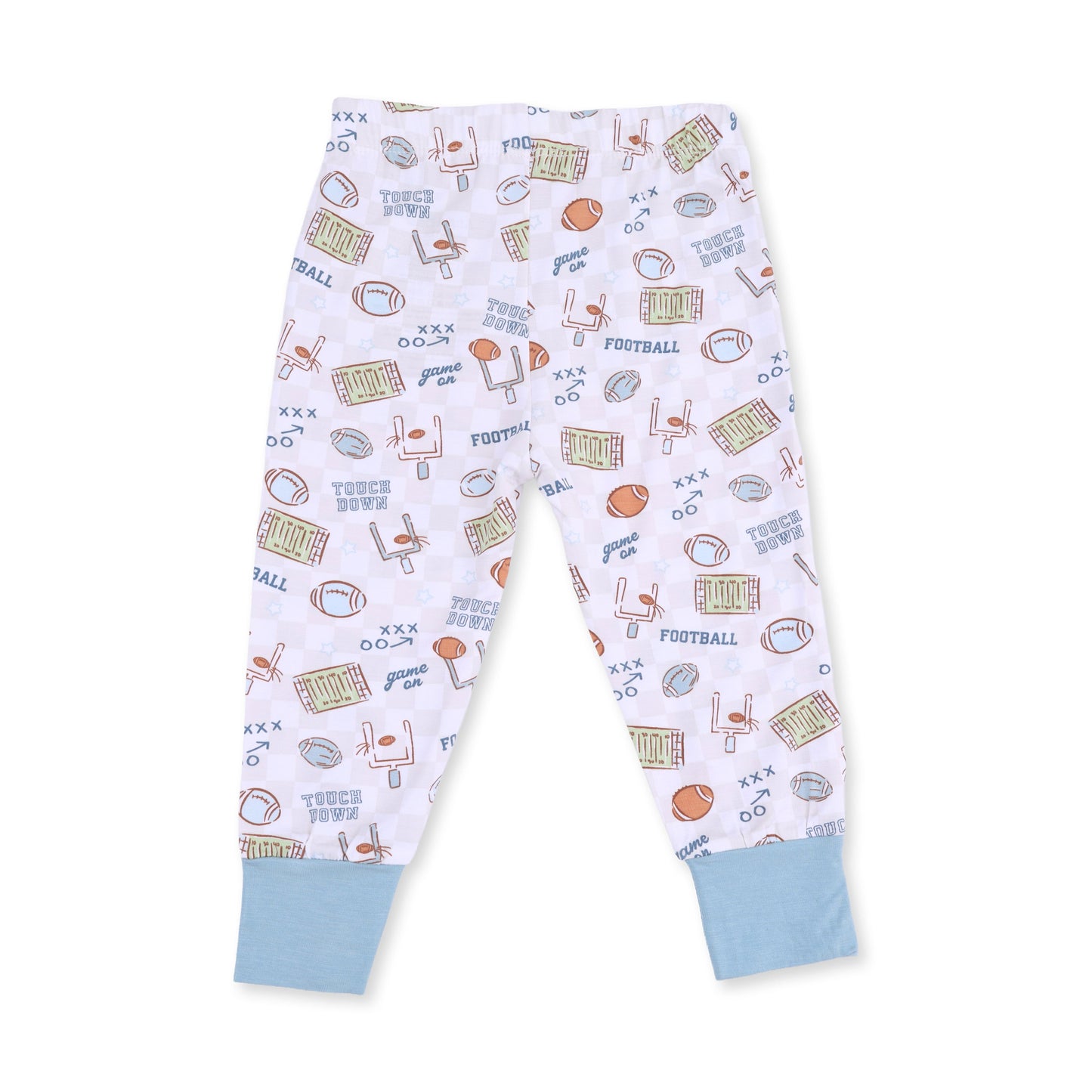 Football Check - Long Sleeve Loungewear Set