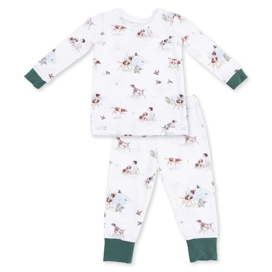 Pointer Pups and Duck Buddies - Long Sleeve Loungewear Set