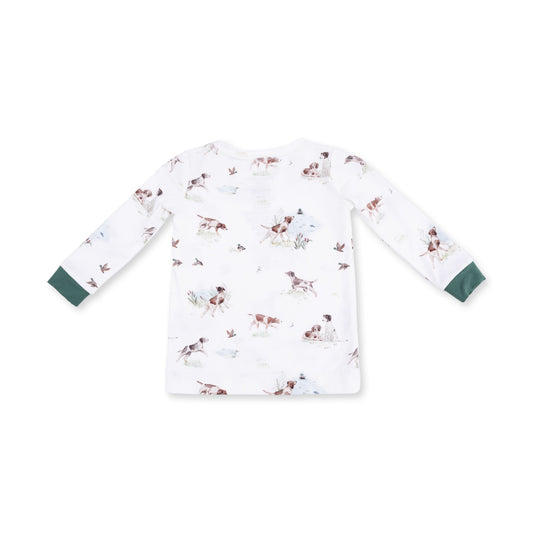 Pointer Pups and Duck Buddies - Long Sleeve Loungewear Set