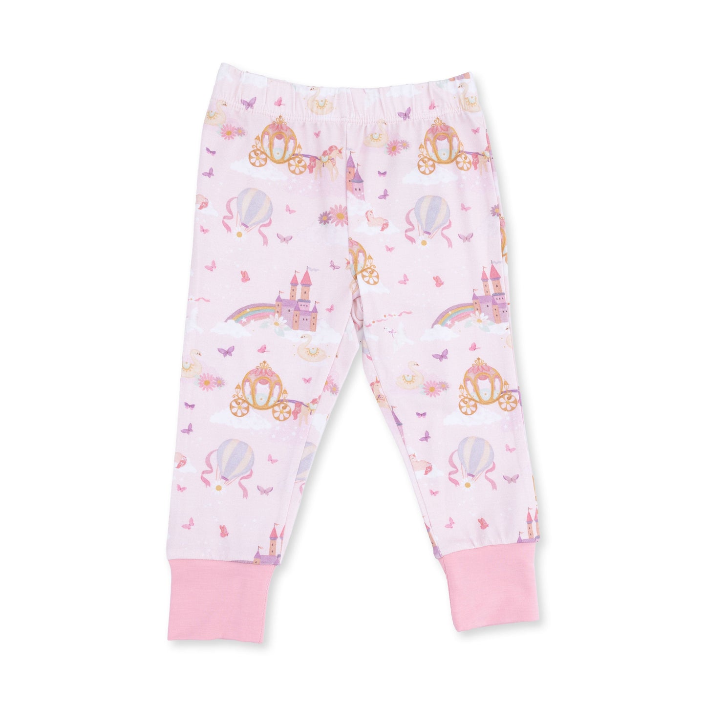 Princess Unicorns and Castle - Long Sleeve Loungewear Set