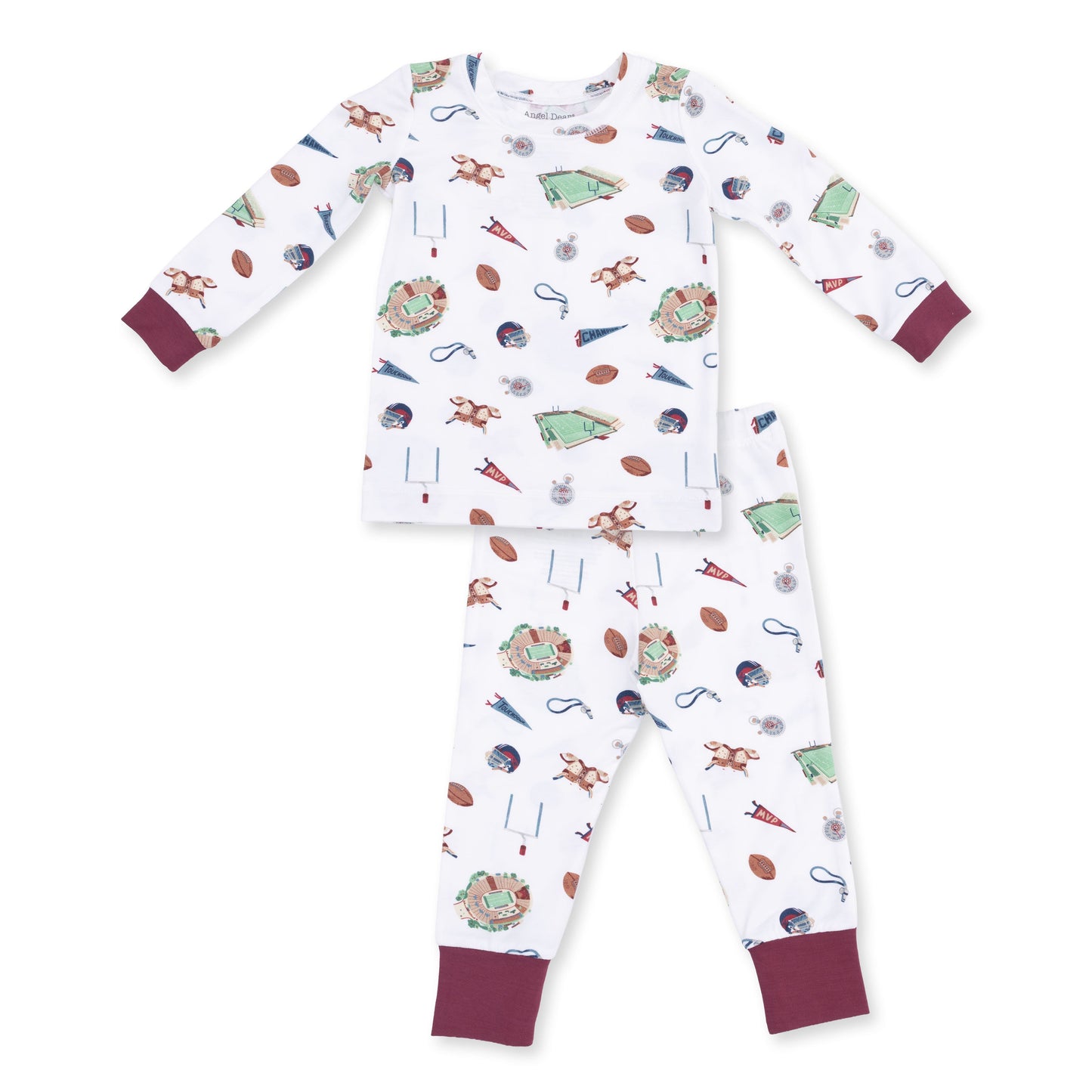 Vintage Football - Long Sleeve Loungewear Set