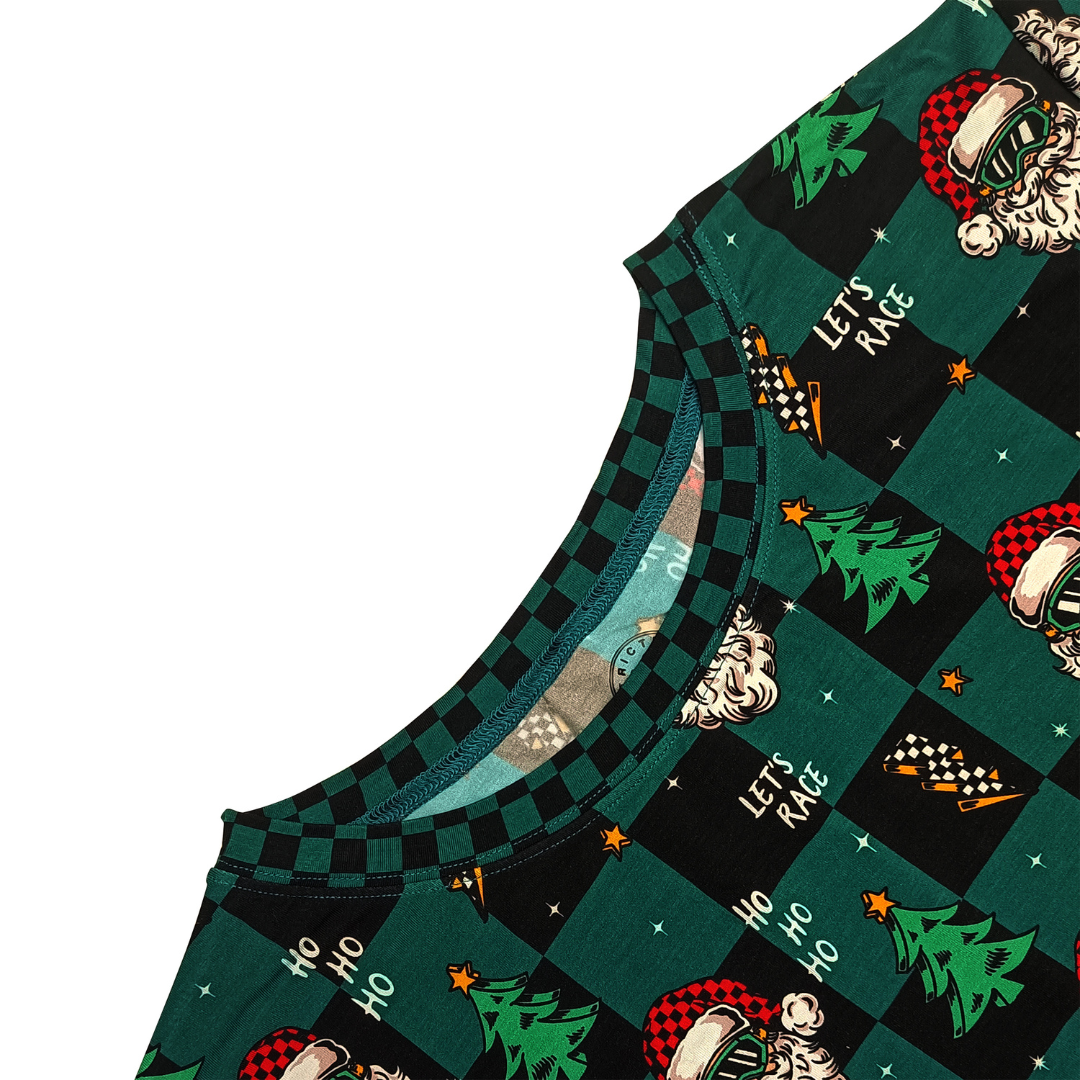 Let's Race Santa Toddler & Youth Pajamas *PREORDER - SHIPPING OUT BETWEEN DEC 6-12*